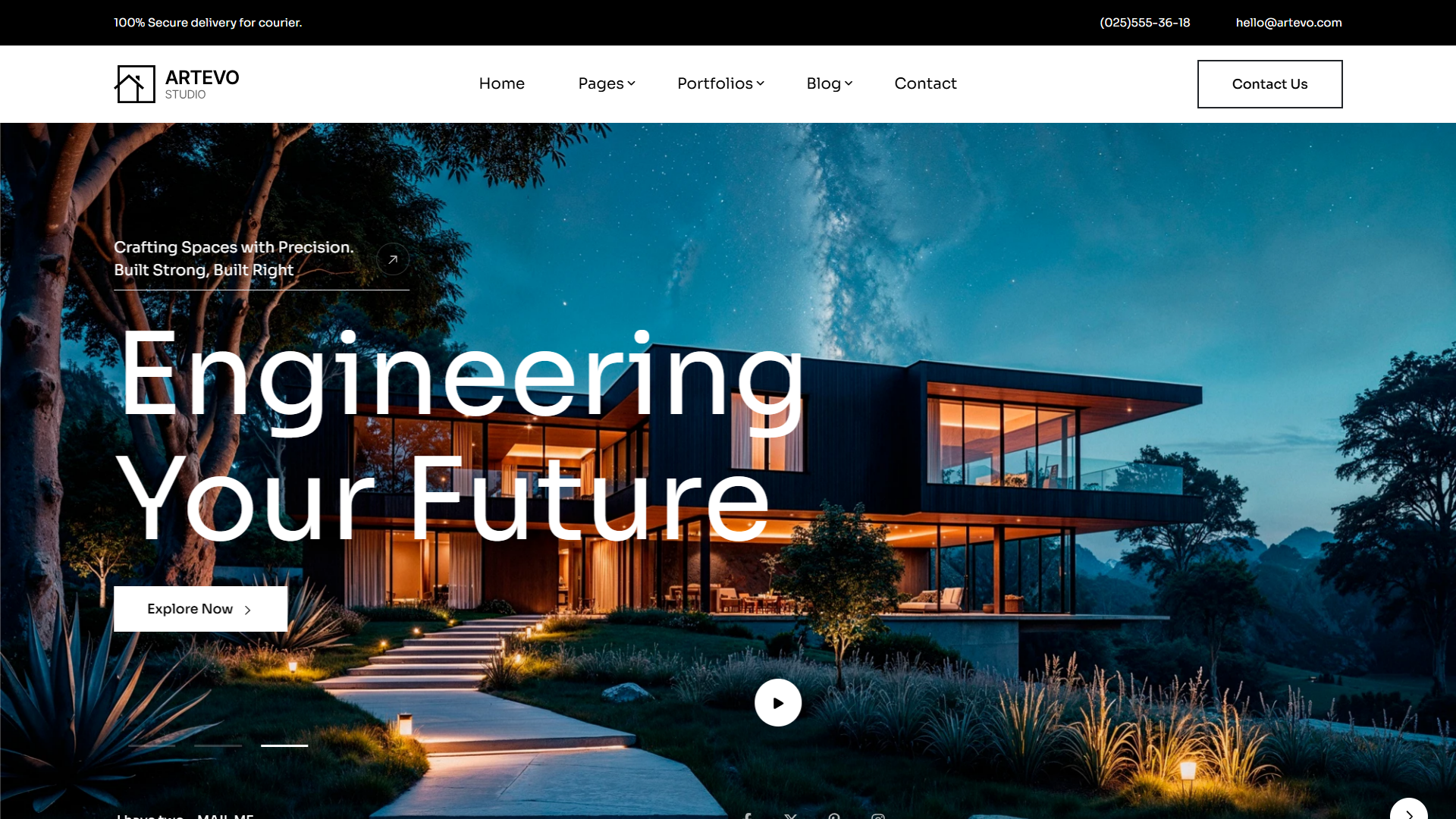 Construction Company Website